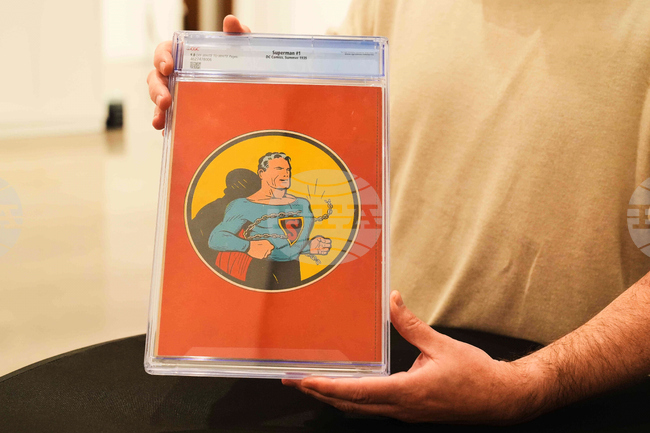 Копие от първия брой на комикс за Супермен бе продадено за 9,12 милиона долара в щата Тексас