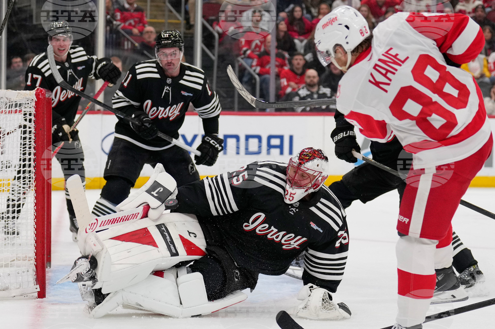 APTOPIX Red Wings Devils Hockey