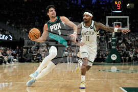 Trail Blazers Bucks Basketball