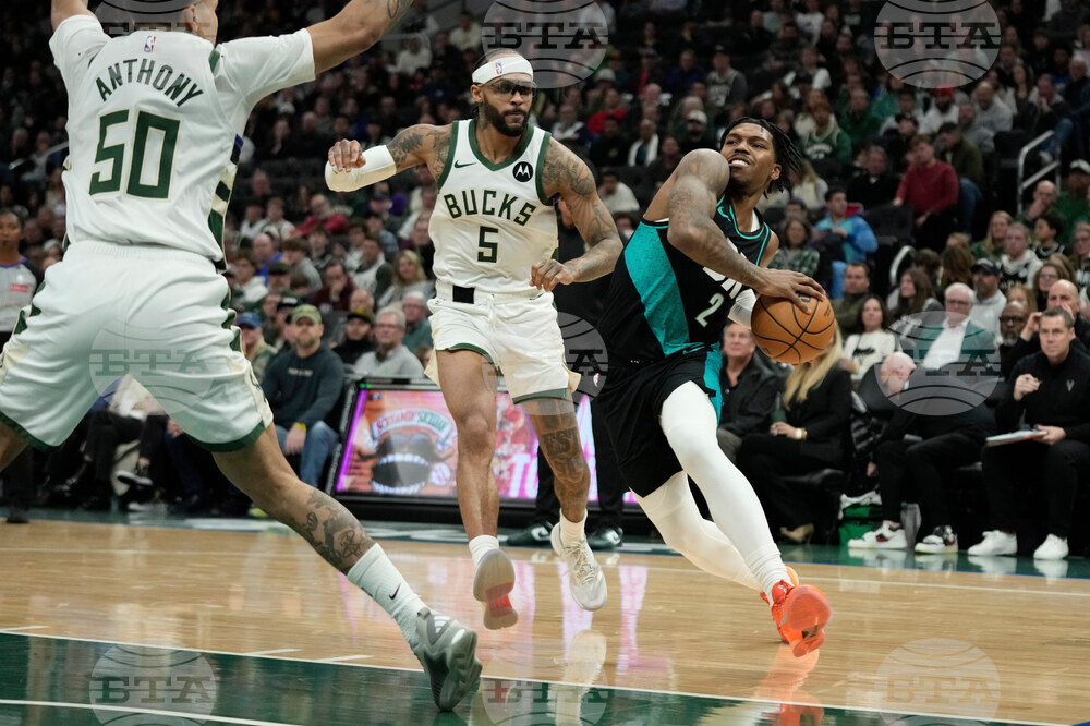 Trail Blazers Bucks Basketball