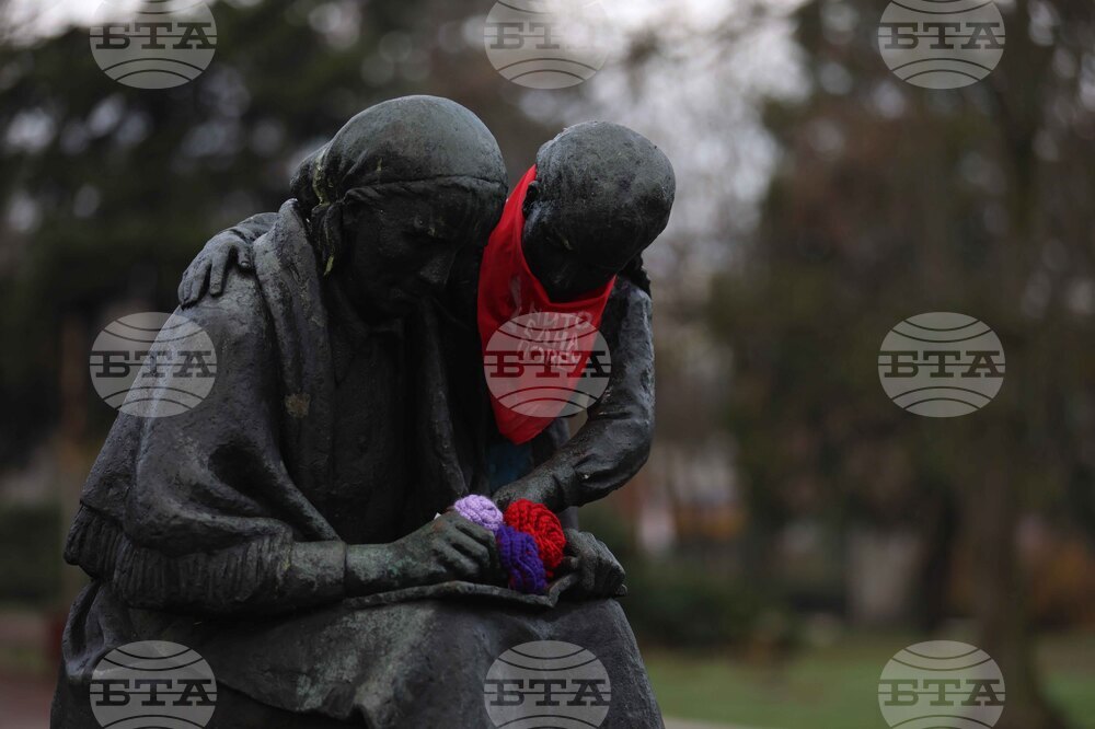 Международен ден за елиминиране на насилието над жени - статуя