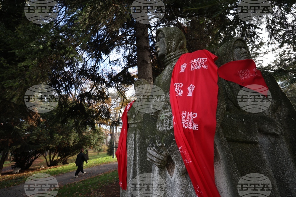 Международен ден за елиминиране на насилието над жени - статуя