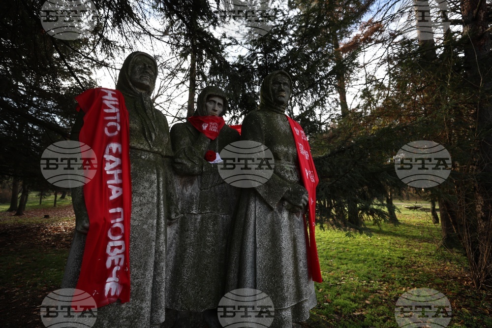 Международен ден за елиминиране на насилието над жени - статуя