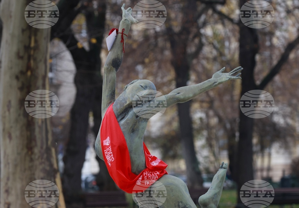 Международен ден за елиминиране на насилието над жени - статуя