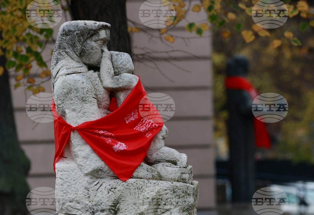 Международен ден за елиминиране на насилието над жени - статуя