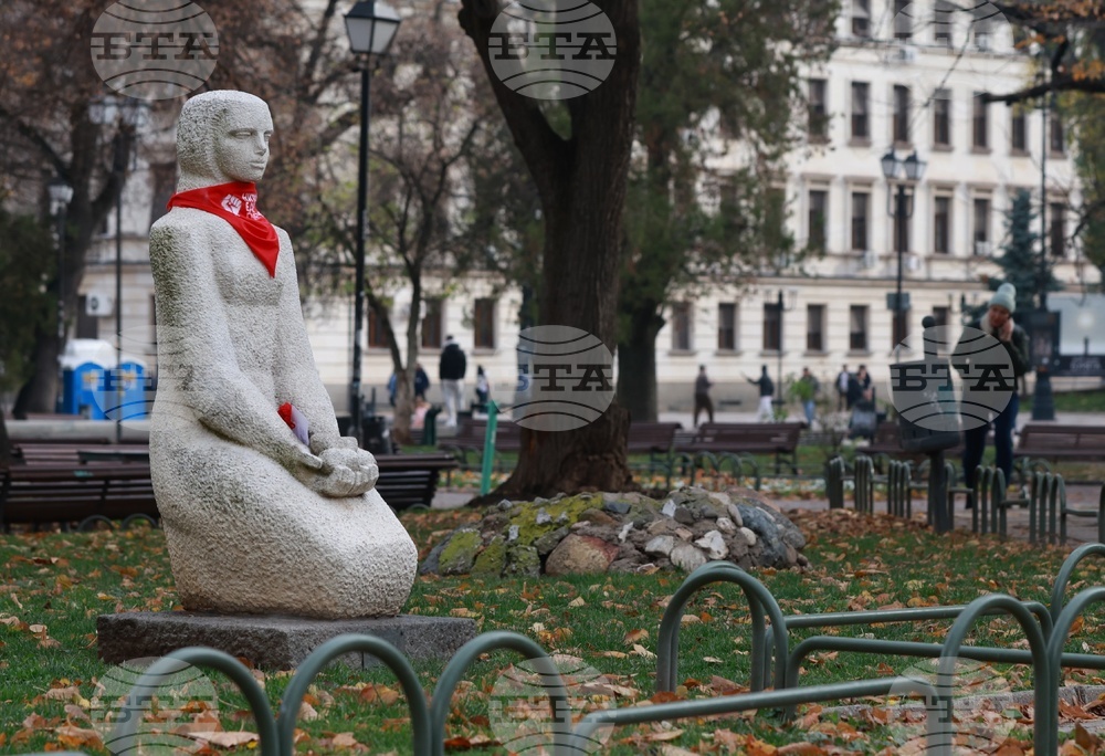 Международен ден за елиминиране на насилието над жени - статуя