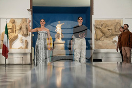 Greece Olympics Milan Cortina Flame Lighting