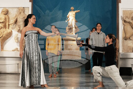 Greece Olympics Milan Cortina Flame Lighting