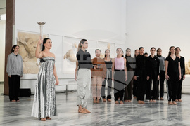 Greece Olympics Milan Cortina Flame Lighting