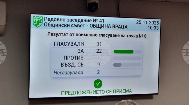 От Нова година Общинско предприятие „Спорт и туризъм” - Враца става част от предприятие „Благоустройство и комунално стопанство“ 