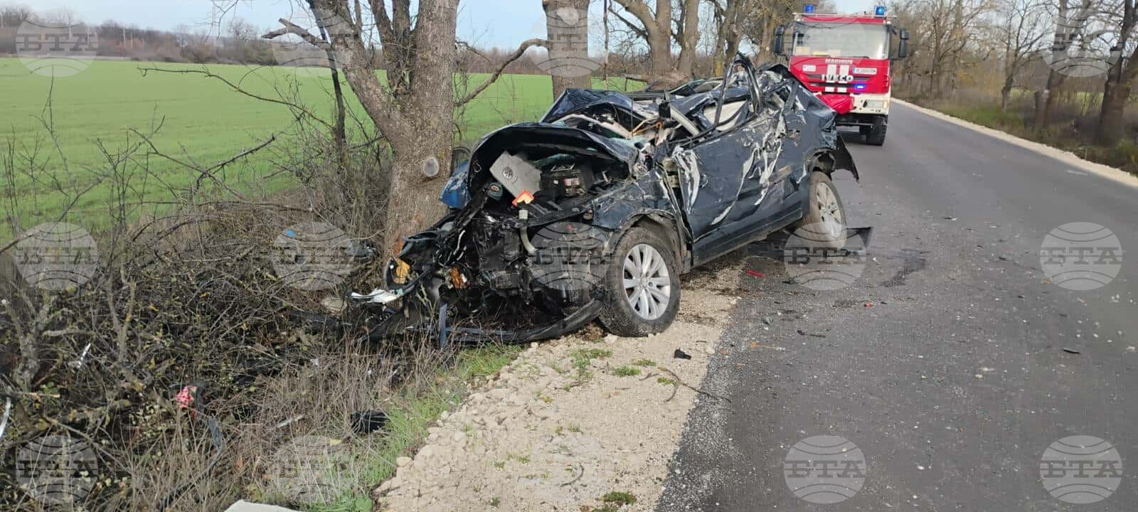 Почина 61-годишната жена, пострадала при катастрофата на пътя между село Лятно и Каолиново