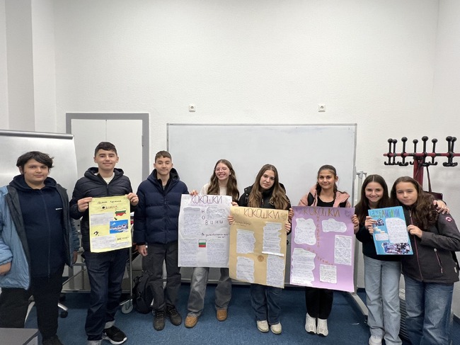 Седмокласници от Българското неделно училище „Аз Буки Веди” в Кьолн изготвиха проекти на три вестника на български език