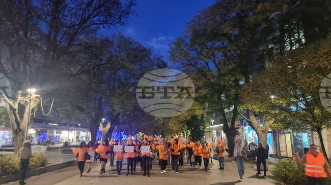 Шествие под надслов „Нито една жена или момиче не трябва да живее в страх“ се състоя в Стара Загора 