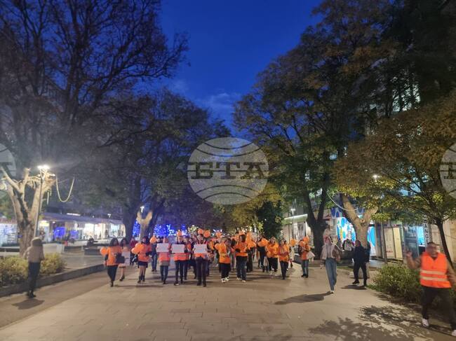 Шествие под надслов „Нито една жена или момиче не трябва да живее в страх“ се състоя в Стара Загора 
