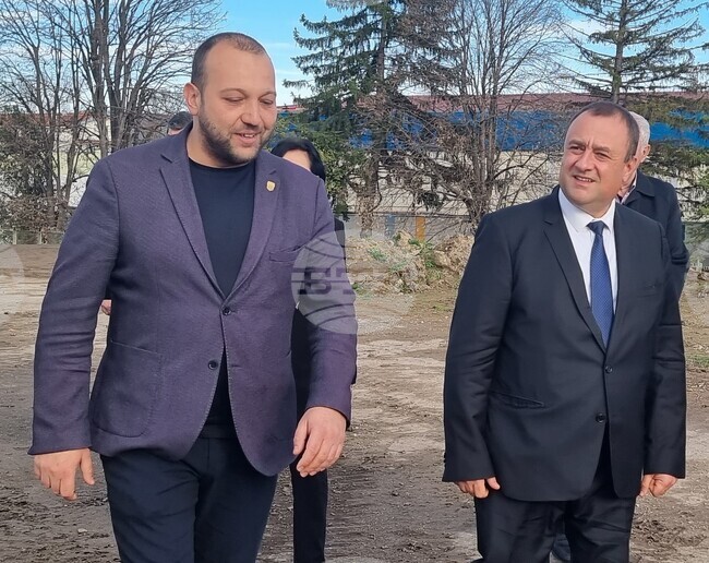 Нови пазар - министър Иван Иванов - посещение