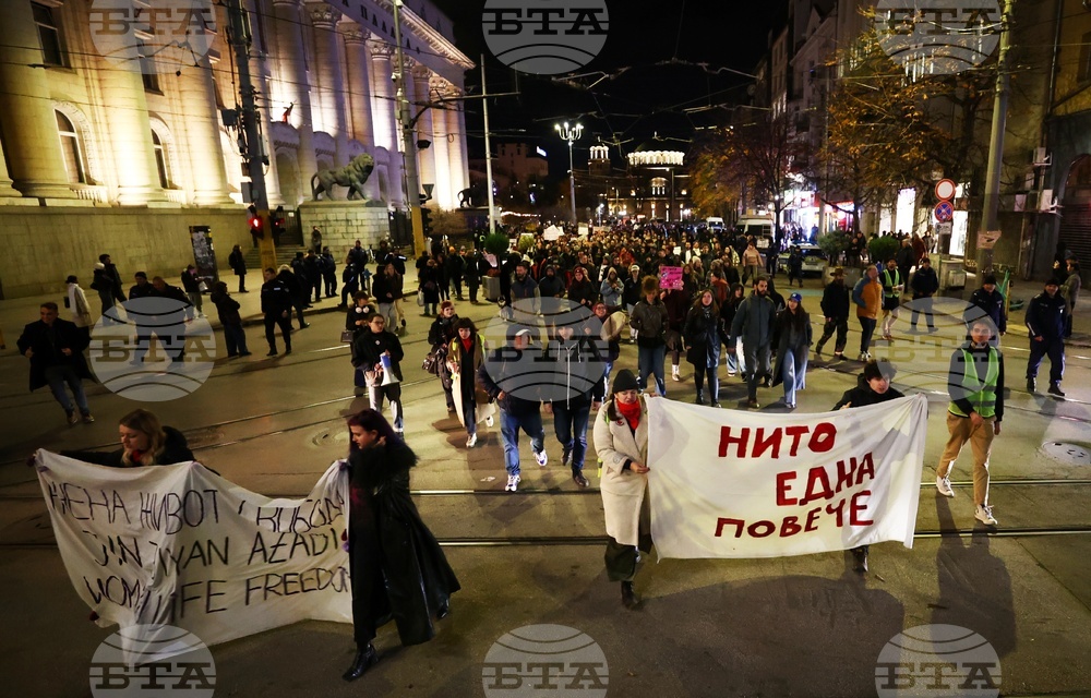 Международен ден за борба срещу насилието над жените - шествие