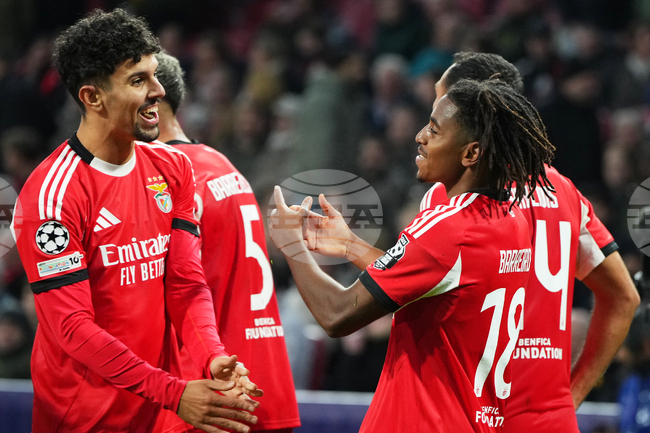 Бенфика и Юнион Сен Жилоаз записаха победи при гостувания в Шампионската лига