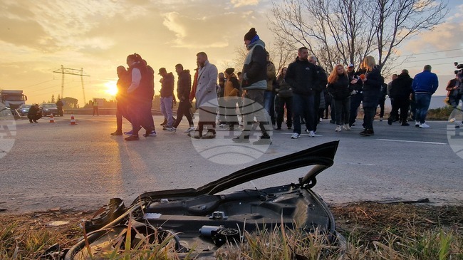 Пловдив - околовръстен път - протест