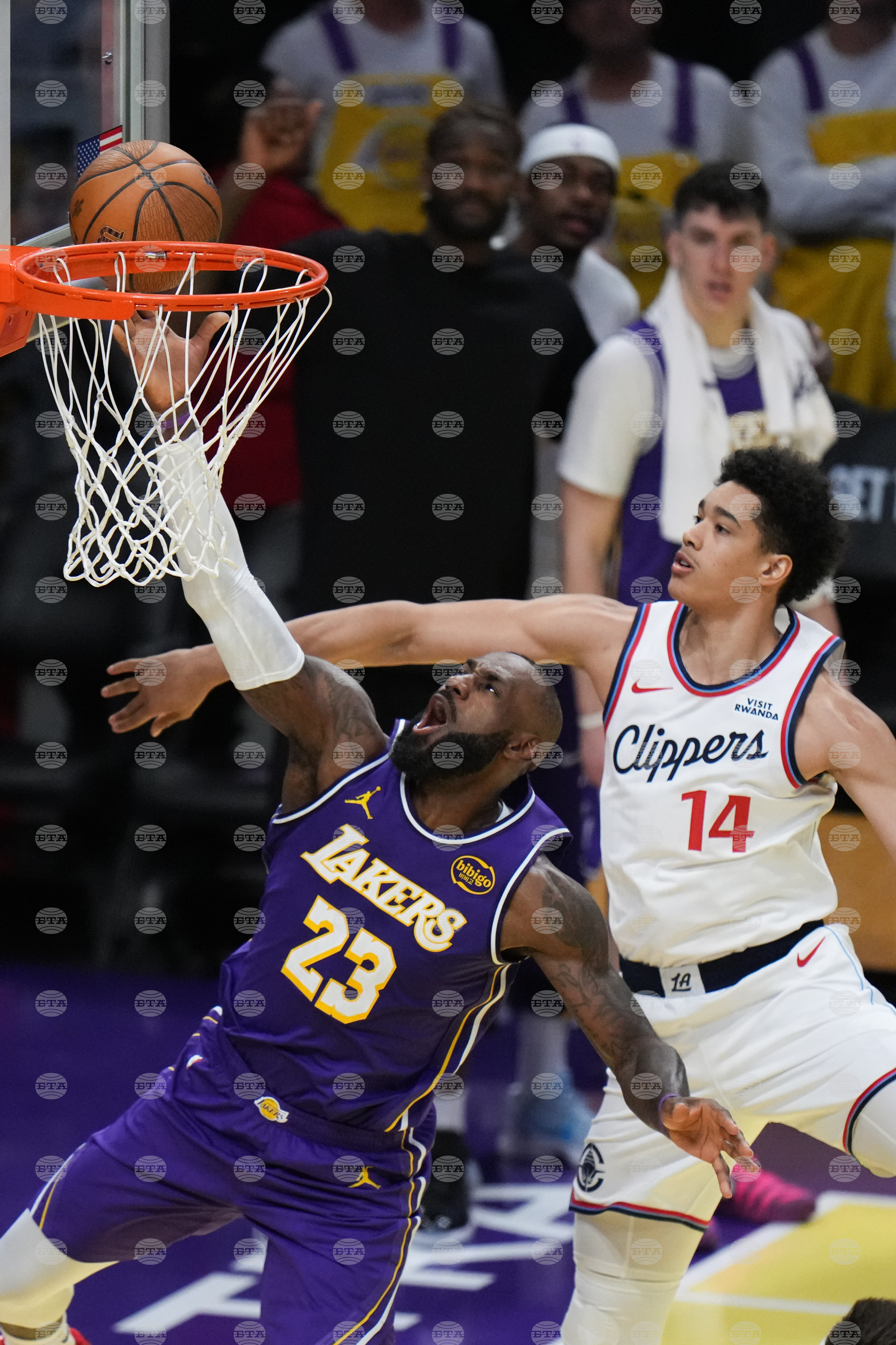 Clippers Lakers Basketball