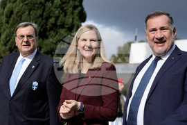 Greece Olympics Milan Cortina Flame Lighting