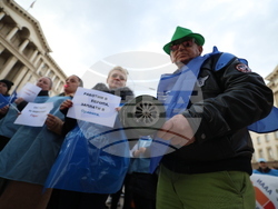 Медицинска федерация „Подкрепа“ - протест