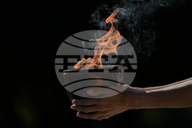 Greece Olympics Milan Cortina Flame Lighting