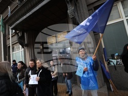 Синдикат на административните служители „Подкрепа“ - протест
