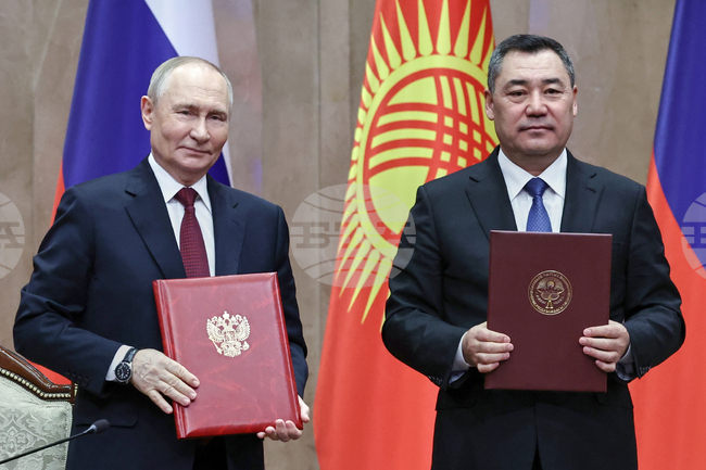 КАБАР: Русия е стратегически съюзник, надежден партньор и добър приятел на Киргизстан, заяви президентът Жапаров