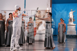 Greece Olympics Milan Cortina Flame Lighting