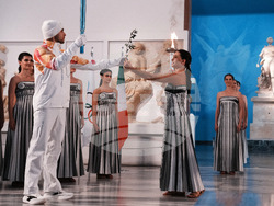 Greece Olympics Milan Cortina Flame Lighting