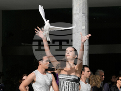 Greece Olympics Milan Cortina Flame Lighting