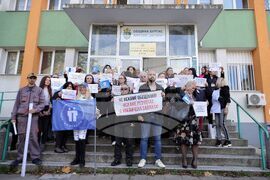 Бургас - Дирекция „Бюро по труда“ - протест