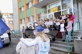 Бургас - Дирекция „Бюро по труда“ - протест