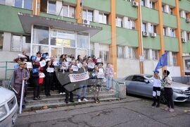 Бургас - Дирекция „Бюро по труда“ - протест