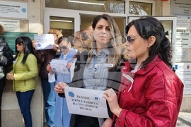 Хасково - Дирекция „Инспекция по труда“ - протест
