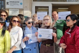 Хасково - Дирекция „Инспекция по труда“ - протест