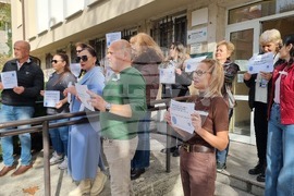 Хасково - Дирекция „Инспекция по труда“ - протест