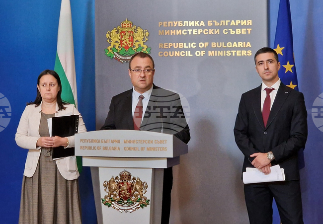 Министерски съвет - Иван Иванов - брифинг