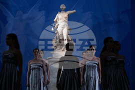 Greece Olympics Milan Cortina Flame Lighting