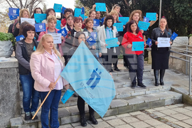 Велико Търново - протест - социални работници