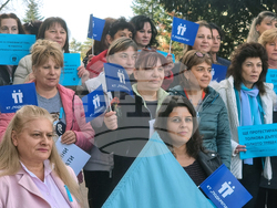 Велико Търново - протест - социални работници