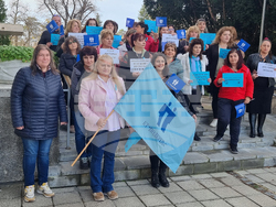 Велико Търново - протест - социални работници