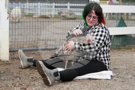 Turkey Cuddle Therapy