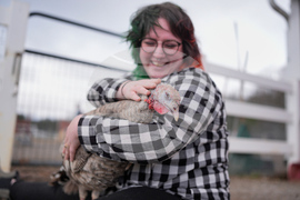 Turkey Cuddle Therapy