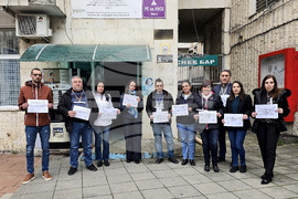 Ловеч - Инспекция по труда - протест