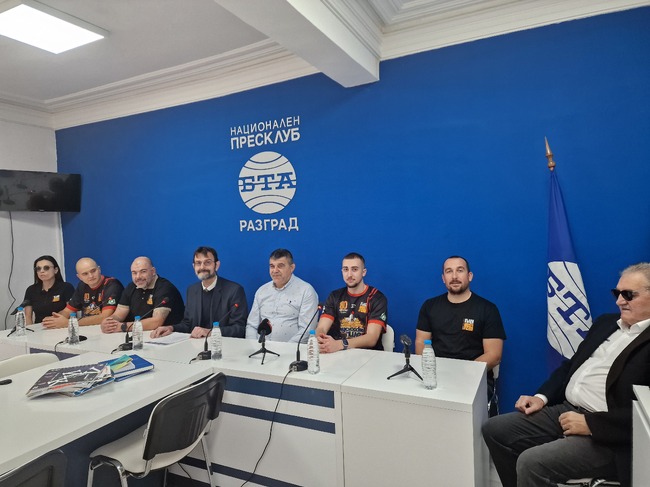 Пресконференция на Спортен клуб по баскетбол „Вълци” - Разград
