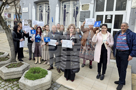 Гоце Делчев - протест - Дирекция „Бюро по труда“