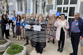 Гоце Делчев - протест - Дирекция „Бюро по труда“