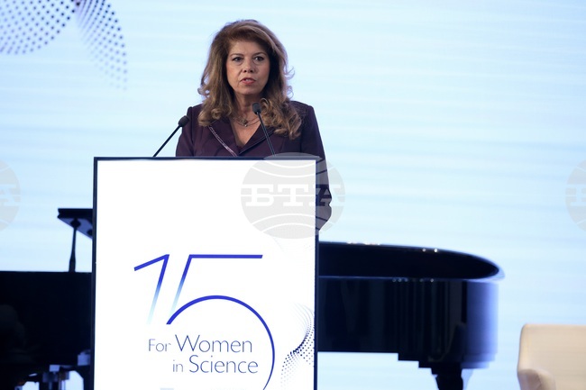 Светът има нужда от наука, а науката има нужда от жени, каза вицепрезидентът Илияна Йотова 