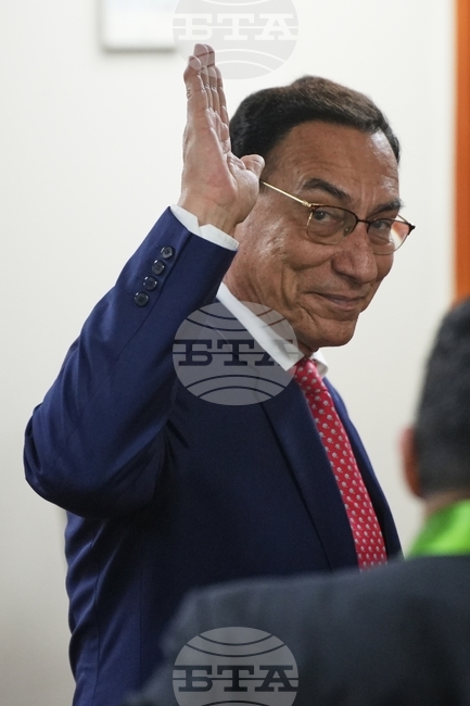 Бившият президент на Перу Мартин Вискара е осъден на 14 години затвор за корупция